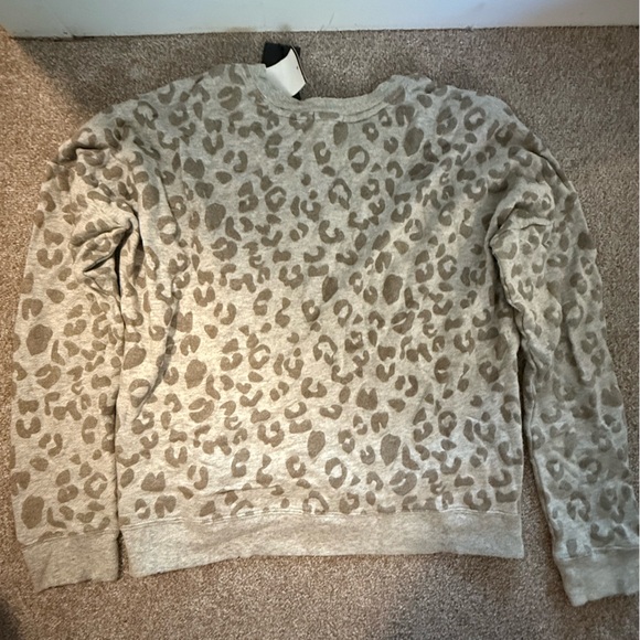 Brand New Rails Leopard Print Sweater with Zippers Size M - Picture 7 of 7